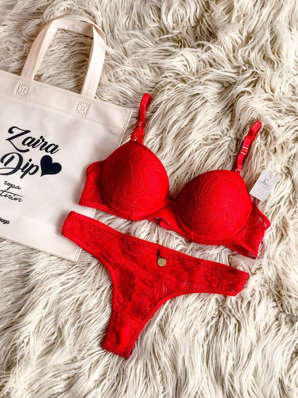 ART 5005 CL -CONJUNTO TAZA SOFT CON LESS - ROJO