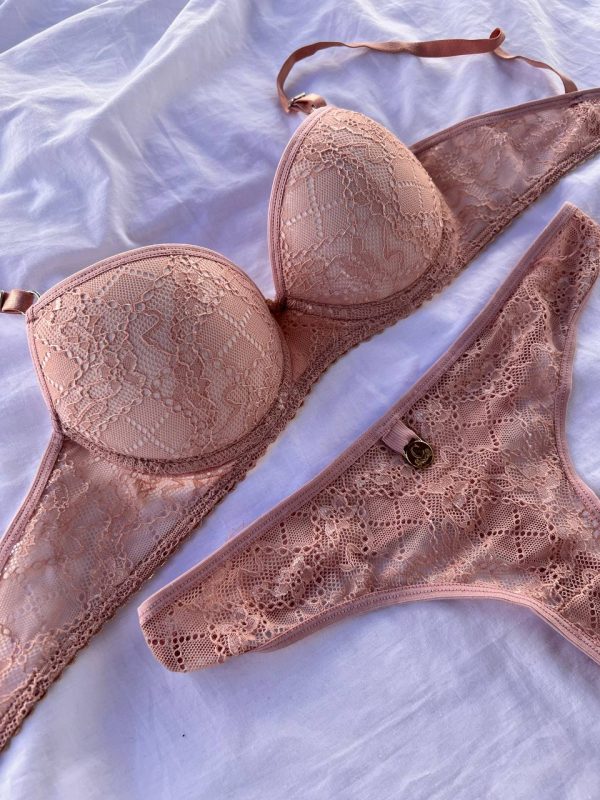 ART 5005 CL - CONJUNTO TAZA SOFT CON LESS - ROSA VINTAGE - Imagen 3