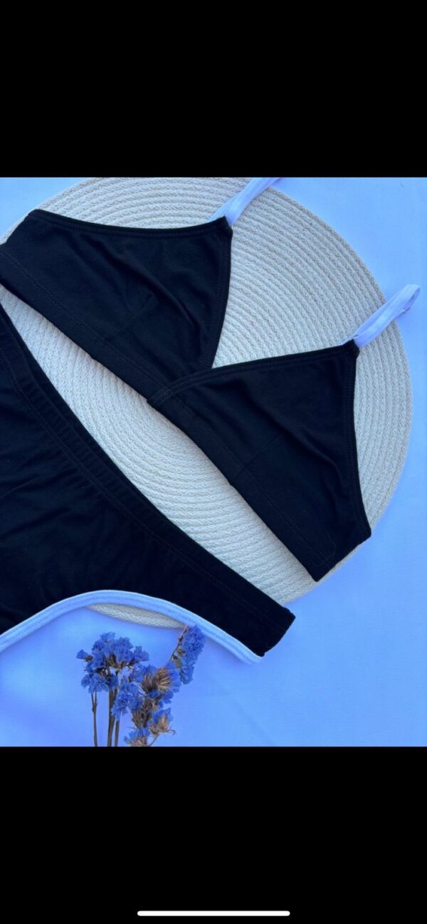 Conjunto top cruzado y colaless de algodon- art 20900 - Imagen 5
