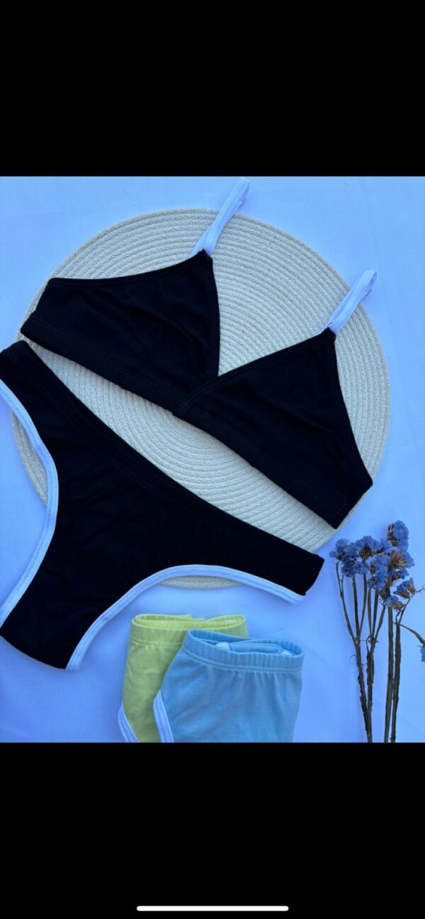 Conjunto top cruzado y colaless de algodon- art 20900 - Imagen 4
