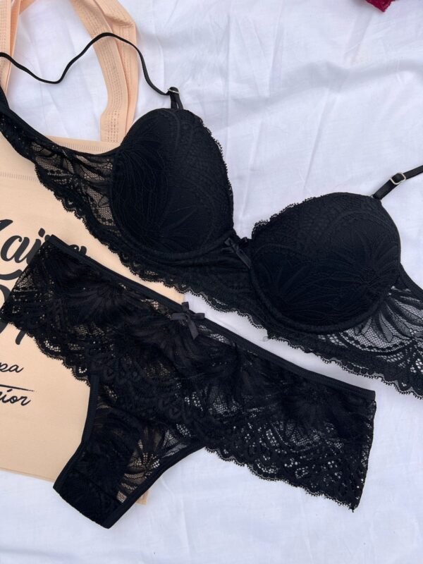 Conjunto Taza Soft con Culote Less de Encaje - ART 678 CELI - Imagen 4