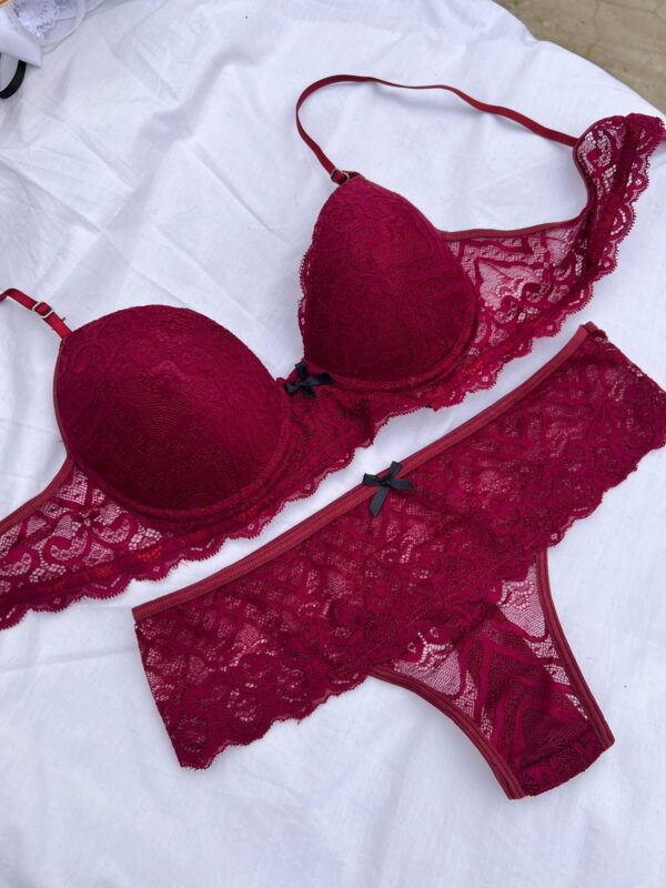 Conjunto Taza Soft con Culote Less de Encaje - ART 678 CELI - Imagen 2